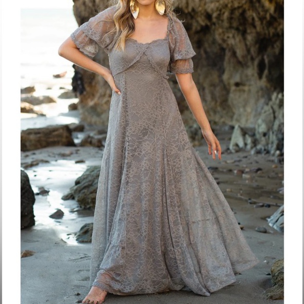 Julietta Dress in Smoke Blue NWT